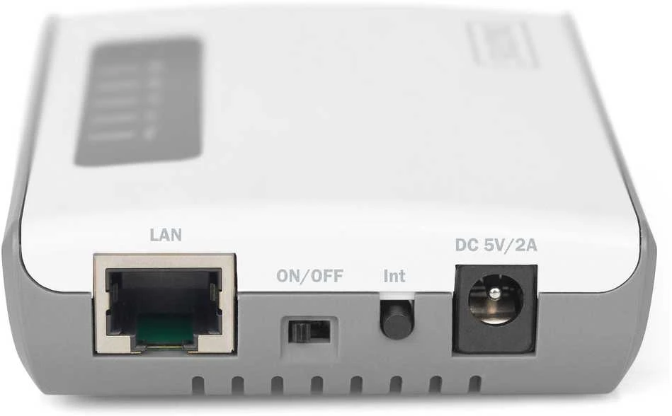 Assmann Electronic DIGITUS 2 prievadų USB 2.0 belaidis daugiafunkcis tinklo serveris 300 Mbps