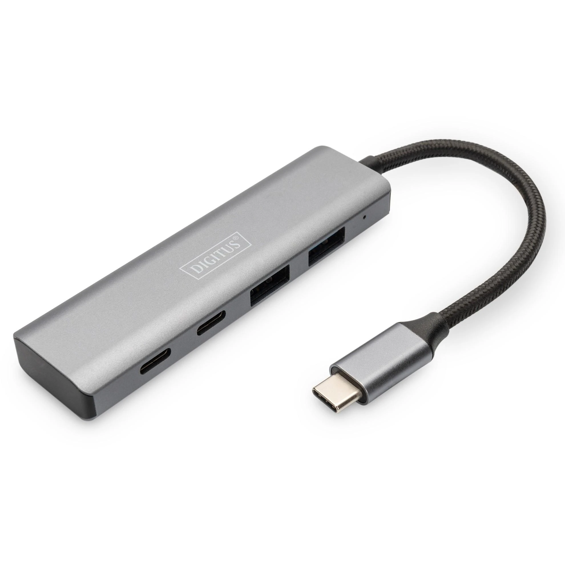 Digitus | USB-C 4 Port HUB 2x USB-A + 2x USB-C Gen2 | DA-70245 | USB-C Hub