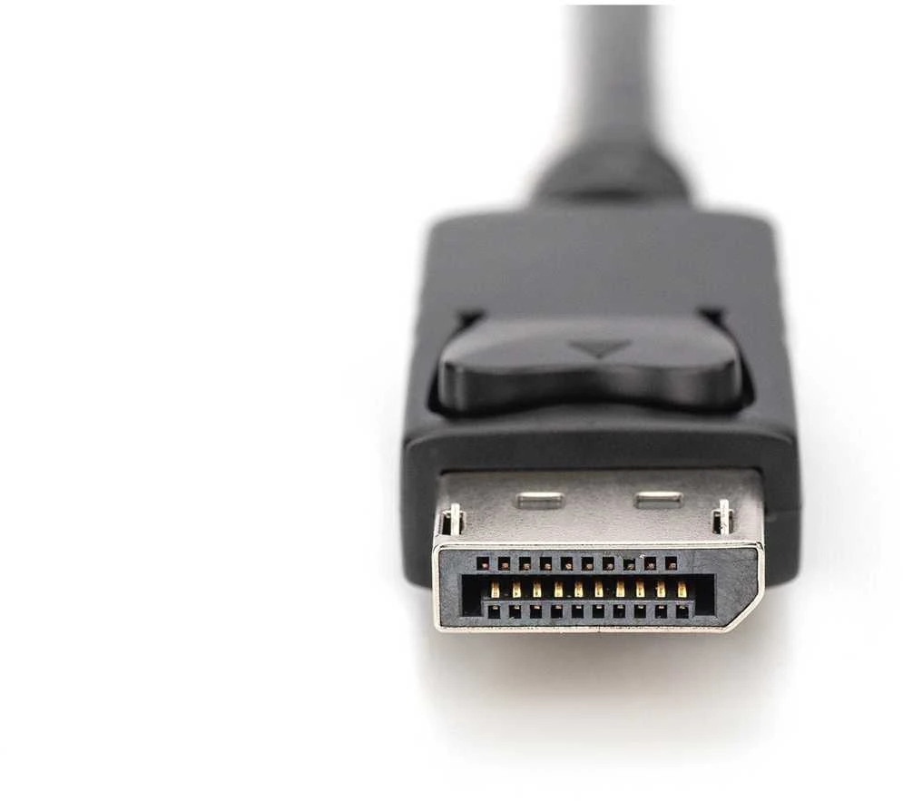 Assmann Electronic DIGITUS HDMI į DP adapterio kabelis 2m 4K/30Hz išorinis Maitinimas per USB - A