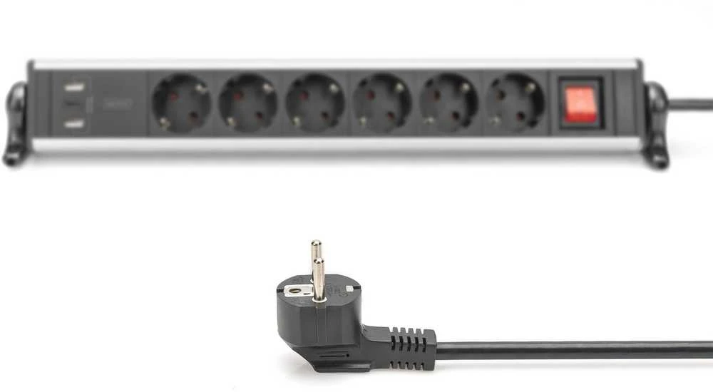 Digitus Skaitmenas | Biuro maitinimo juosta | DA-70624