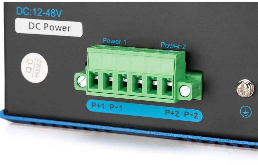 Šakotuvas Digitus INDUSTRIE 8+2-PORT E POE SWITCH - 8 PORT GE POE RJ452 GE SFP PORT