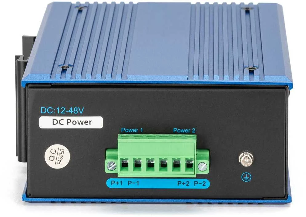 Šakotuvas Switch Digitus Przemysłowy 8 2-portowy Gigabit Ethernet DN-651150