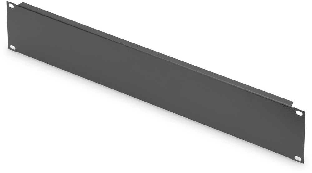DIGITUS Abdeckplatte 2HE Blindabdeckung 483mm juodas