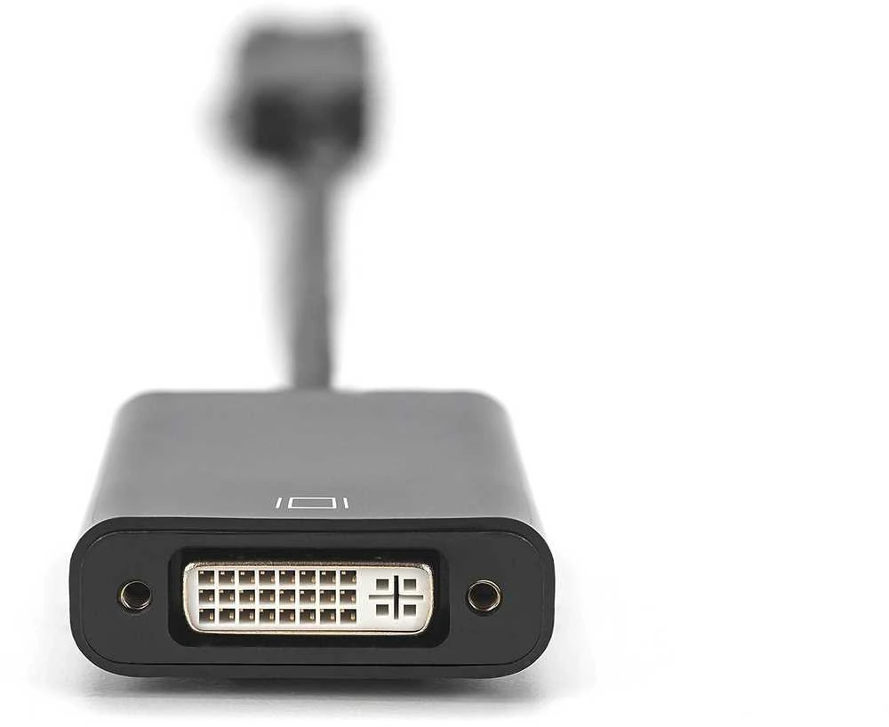 Adapteris AV Digitus Adap Activ DP to DVI juodas