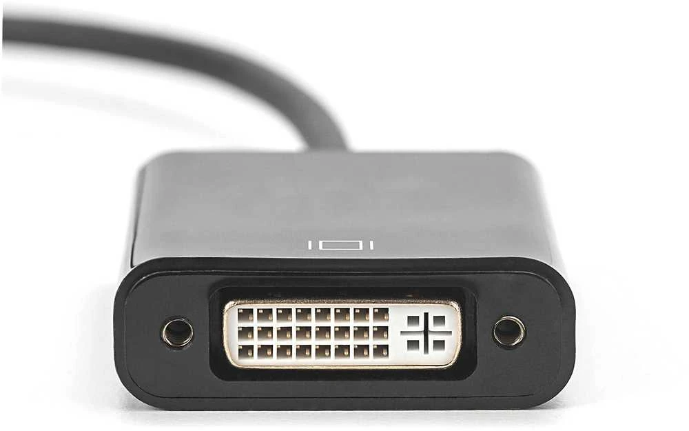 Adapteris AV Digitus Adap Activ DP to DVI juodas