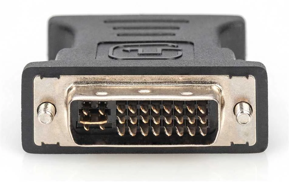 Assmann Electronic ASSMANN DVI-I į VGA adapteris juodas DVI-I 24+5 M VGA HD15 F lizdinė plokštelė