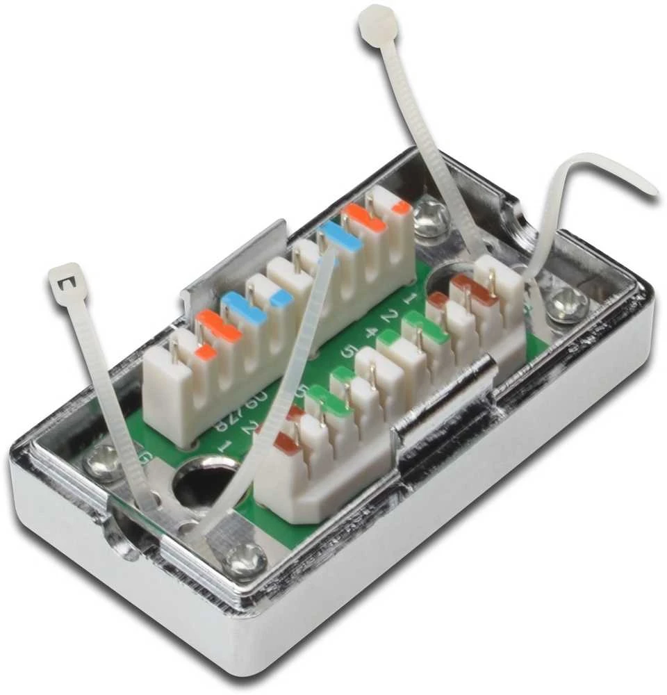 Assmann Electronic Assmann elektroninis DIGITUS jungties modulis vytos poros kabeliams LSA ekranuotas CAT 5e