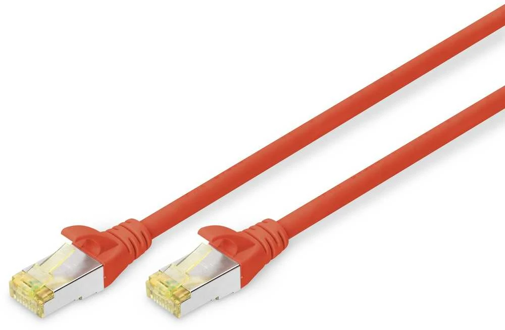 „Digitus Assmann“ / CAT 6A S-FTP PATCH C. LSOH. CU kabelio struktūra: 4 x 2 AWG 26/7, susukta pora, spalva: raudona, ilgis: 3 m, užimtumas: 1:1, apvalkalas: LSOH (DK-1644- A-030 / R)