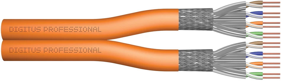 Digitus Kabelis sieciowy duplex Cat 7 S/FTP 500 m Oranžinė (DK-1745-VH-D-5)