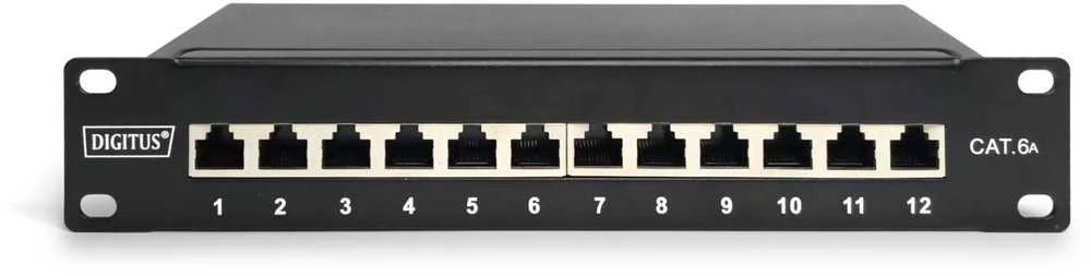 Digitus Patch panel 10'' 1U 12x RJ45 LSA kat. 6A (DN-91612S-EA)