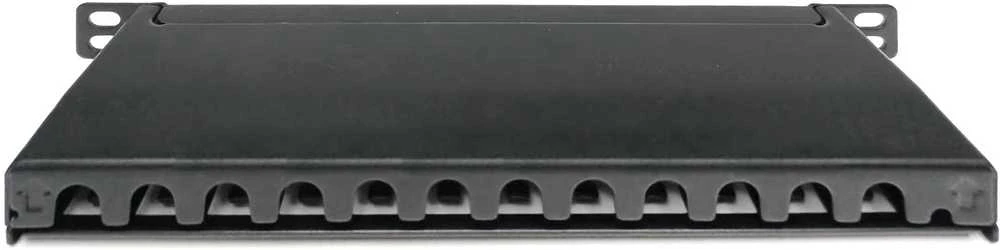 Digitus Cat.6A Slim Patchpanel,geschirmt,12-Port,0,5HE,10"sw (DN-91612S-SL-EA)