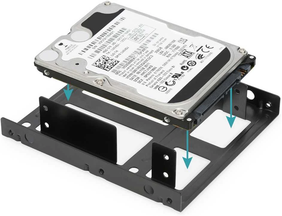 Digitus Adapteris na dysk 3.5'' / 2.5'' + komplektas kabli SATA (DA-70434)
