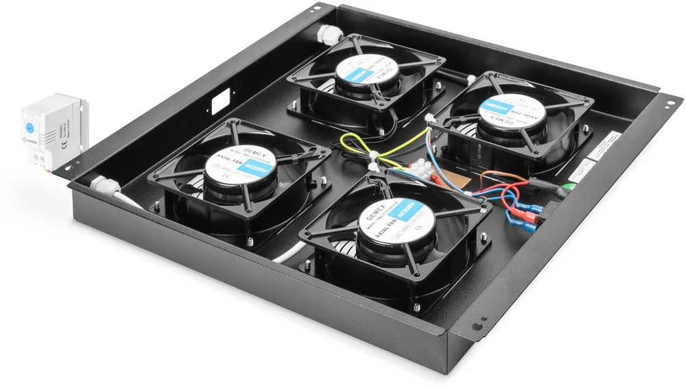 Digitus DN-19 FAN-4-B-N stovo aušinimo įranga