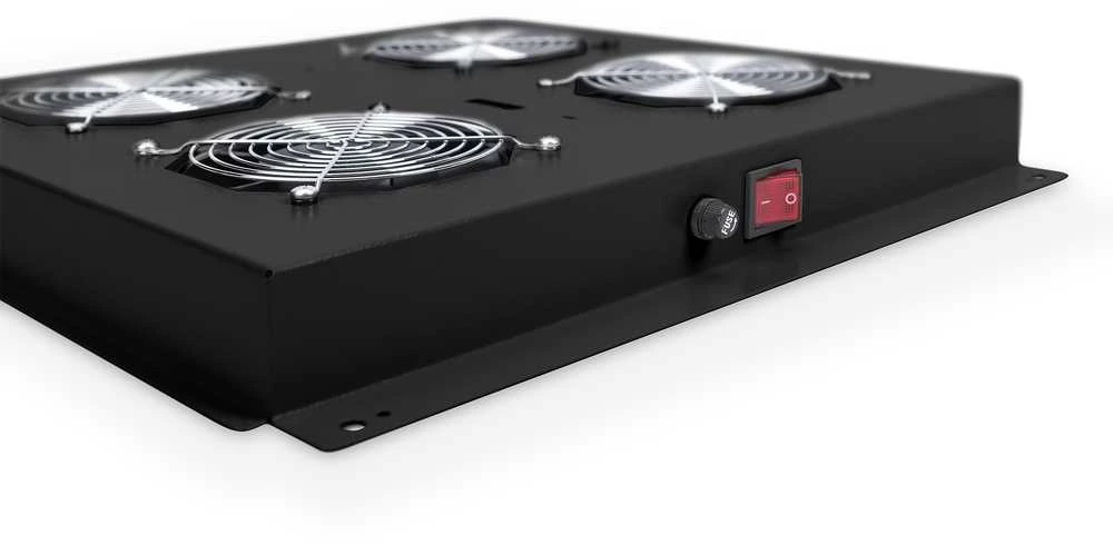 Digitus DN-19 FAN-4-B-N stovo aušinimo įranga