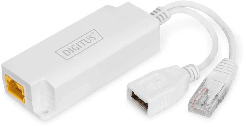 Digitus PoE skirstytuvas su USB-A jungtimi