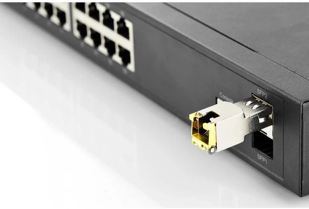 Šakotuvas Digitus DN-81005-01 tinklo siųstuvų-imtuvų modulis Varis 1250 Mbit/ai SFP