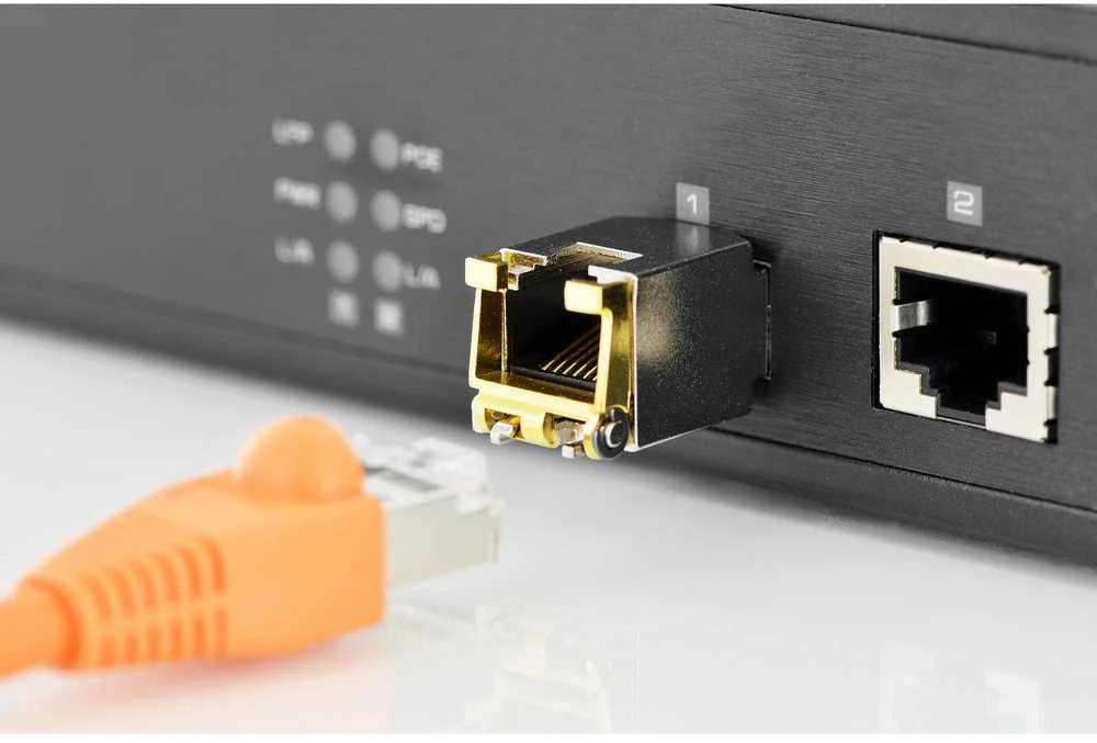 Šakotuvas Digitus DN-81005-01 tinklo siųstuvų-imtuvų modulis Varis 1250 Mbit/ai SFP