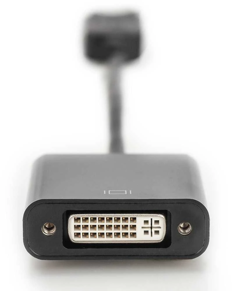Assmann Electronic ASSMANN DisplayPort adapterio laidas DP - DVI 24+5 M/F 0.15m su blokavimu DP 1.1a suderinamas su CE bl