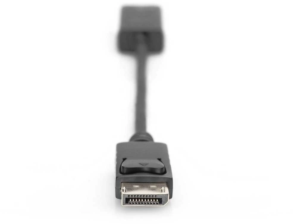 Assmann Electronic ASSMANN DisplayPort adapterio kabelis DP - HDMI tipas A M/F 0,2 m su blokavimu HDMI Ver. 2.0 aktyvus CE auksinis bl
