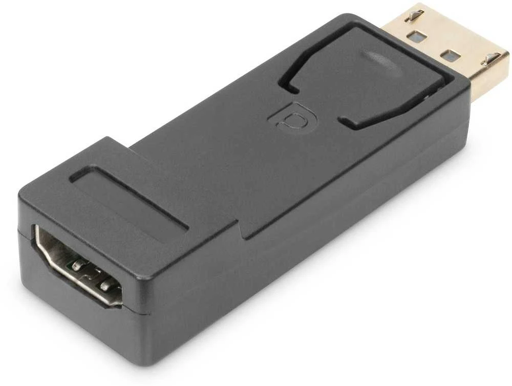 Adapteris AV Digitus DisplayPort - HDMI juoda (DB-340602-000-S)