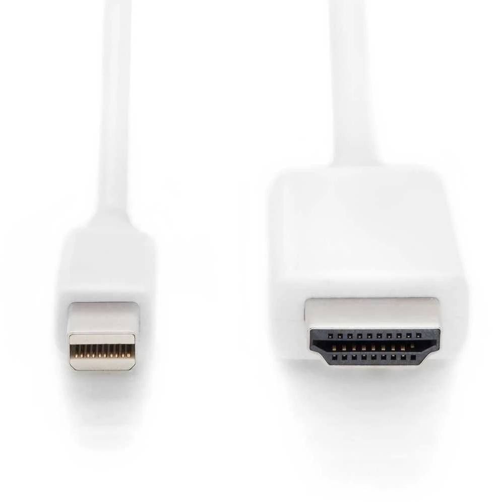 Assmann Electronic ASSMANN DisplayPort Adapteris Cable Mini DP - HDMI Type A St / St 2.0m DP 1.2 HDMI 2.0 4K / 60Hz CE mes