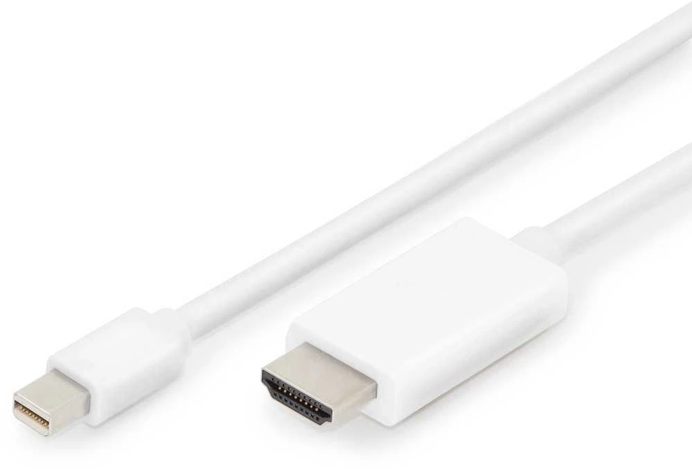 Assmann Electronic ASSMANN DisplayPort Adapteris Cable Mini DP - HDMI Type A St / St 2.0m DP 1.2 HDMI 2.0 4K / 60Hz CE mes