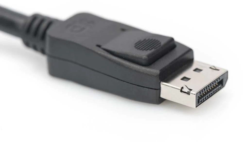 Assmann Electronic ASSMANN DisplayPort prijungimo kabelis DP M/M 5m su užraktu UHD 8K Vers. 1,3/1,4 mlrd