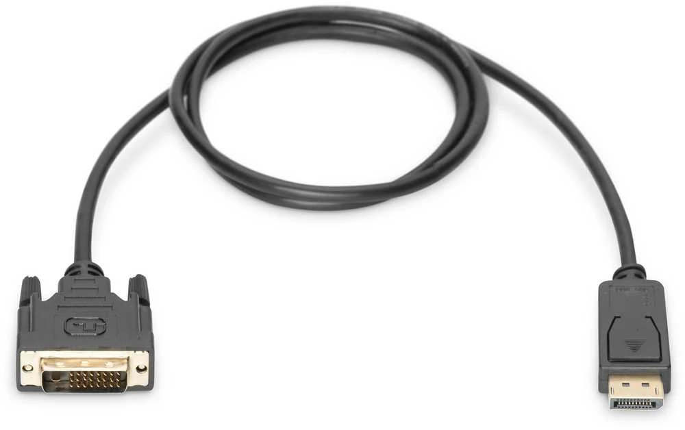 Assmann Electronic ASSMANN adapterio laidas DisplayPort 1.2 DVI-D 24+1 M/M skaitmeninis Full HD Dual Link 2m maks. 2560x1600
