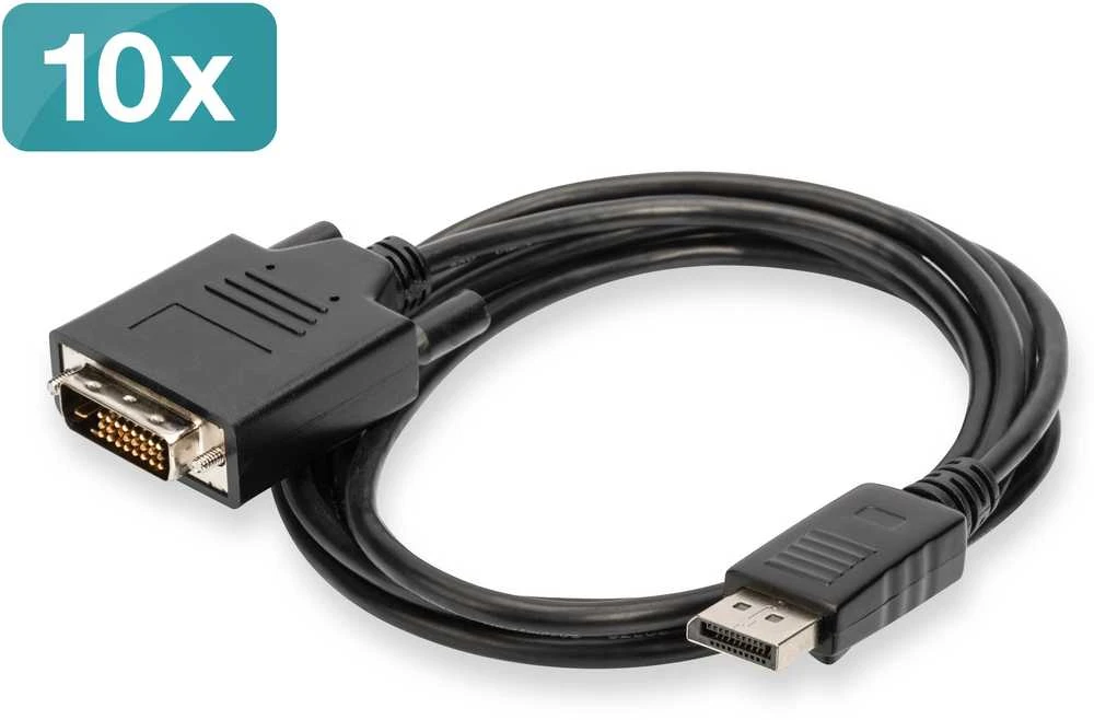 Adapteris AV Digitus DisplayPort - DVI-D juoda (AK-990900-020-S)