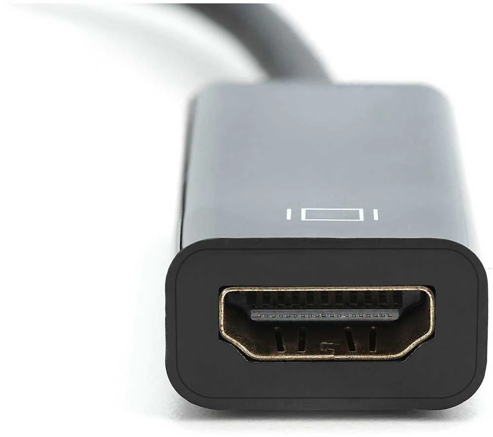 Adapteris AV Digitus DisplayPort - HDMI juoda (DB-340400-001-S)