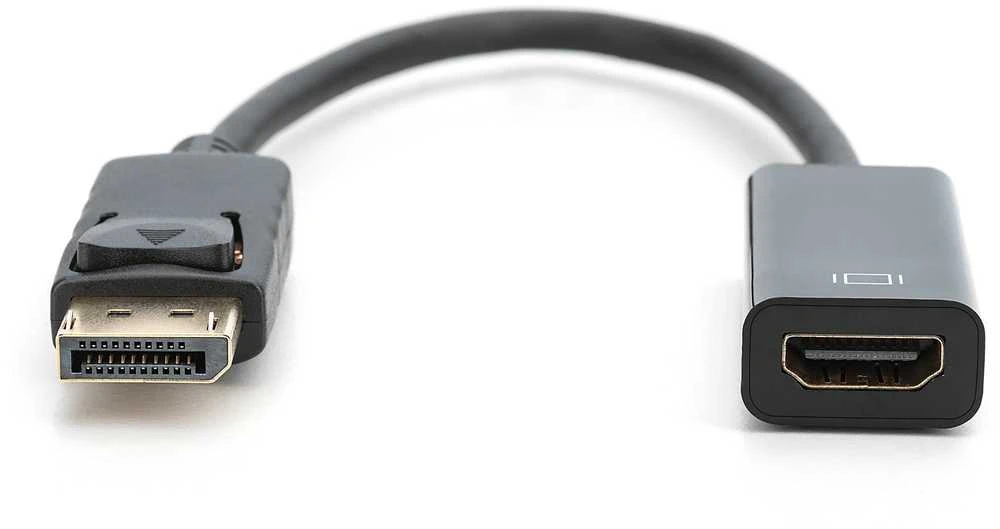 Adapteris AV Digitus DisplayPort - HDMI juoda (DB-340400-001-S)