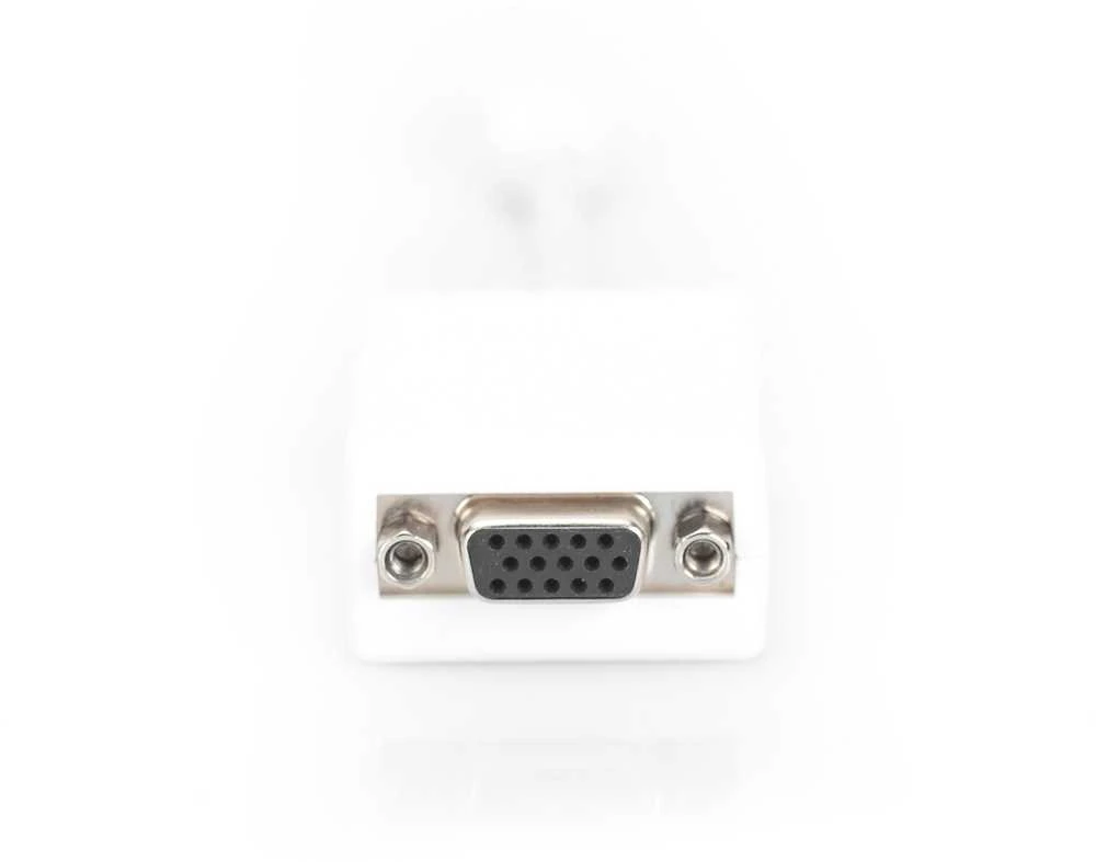 DisplayPort – VGA adapteris Digitus by Assmann DB-340407-001-W Balta Juoda 15 cm