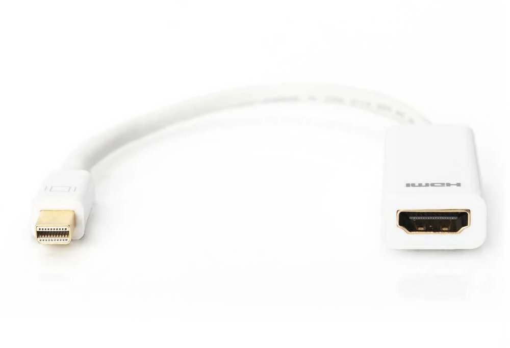 Adapteris AV Digitus DisplayPort Mini – HDMI balta (DB-340404-001-W)