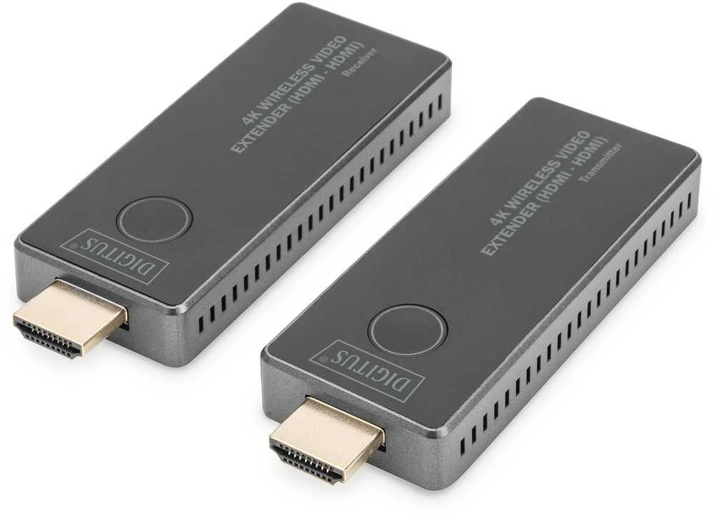 Digitus | 4K Wireless Video Extender, 30 m (HDMI - HDMI) | DS-55323 | Juodas/Sidabrinis