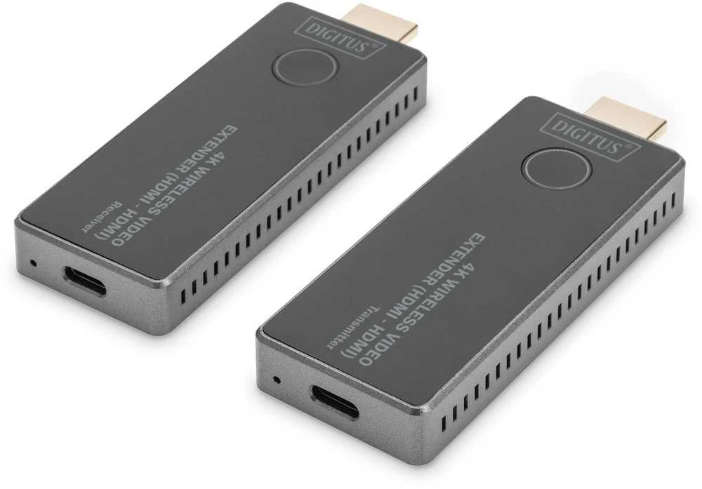 Digitus | 4K Wireless Video Extender, 30 m (HDMI - HDMI) | DS-55323 | Juodas/Sidabrinis