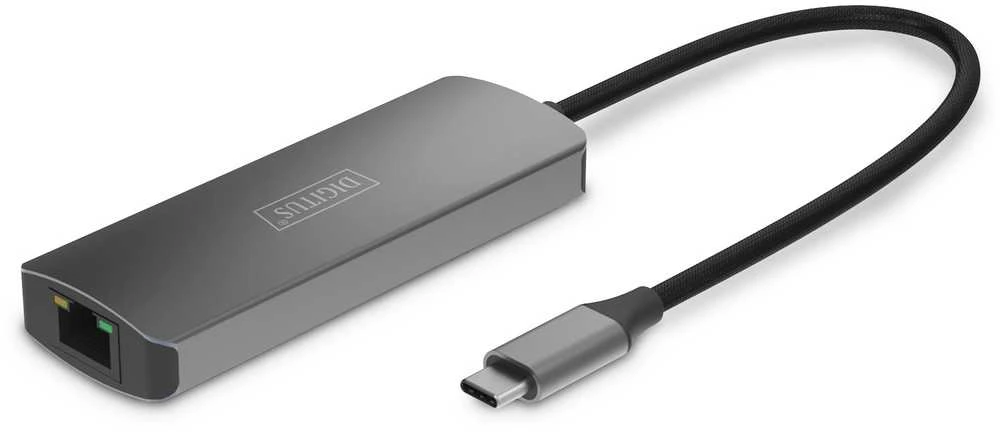 Digitus USB-C į RJ45 adapteris su pintu laidu