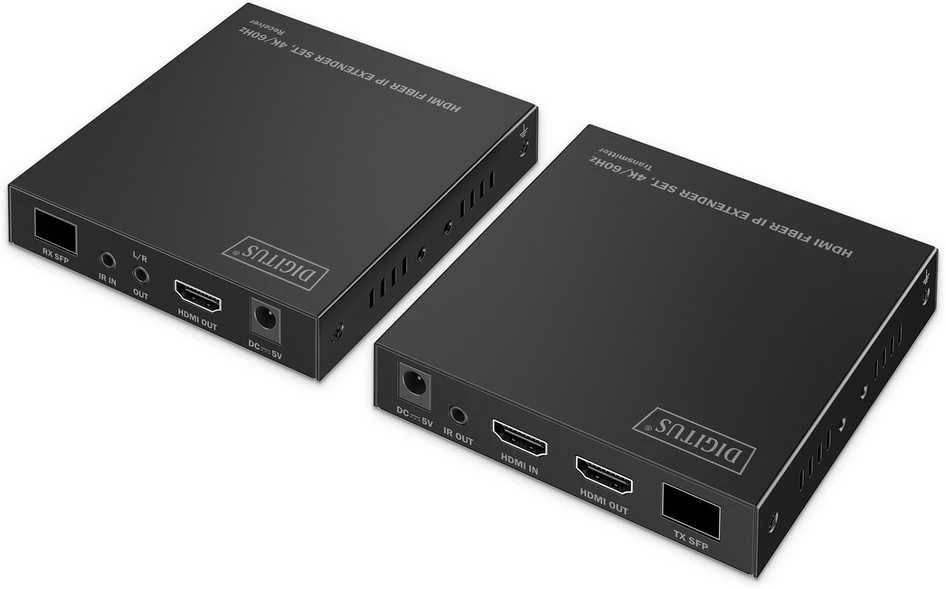 Assmann Electronic DIGITUS HDMI Fiber Extender Set 4K/60Hz 40 km/300 m Juodas