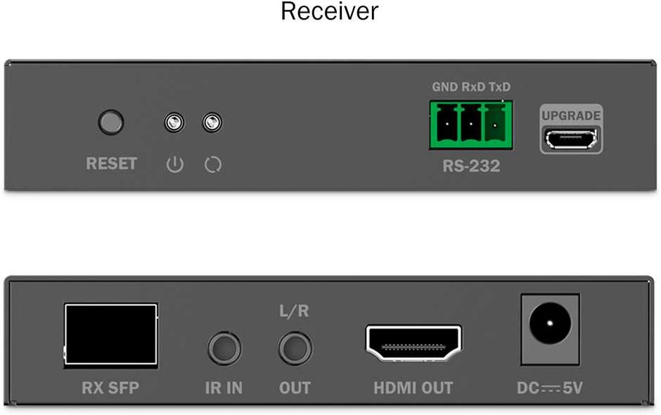 Assmann Electronic DIGITUS HDMI Fiber Extender Set 4K/60Hz 40 km/300 m Juodas
