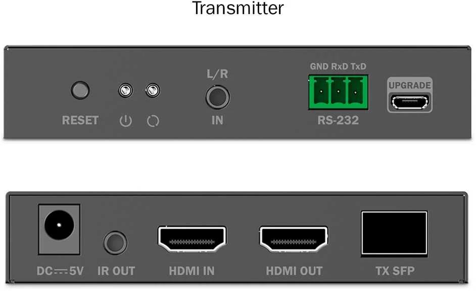 Assmann Electronic DIGITUS HDMI Fiber Extender Set 4K/60Hz 40 km/300 m Juodas