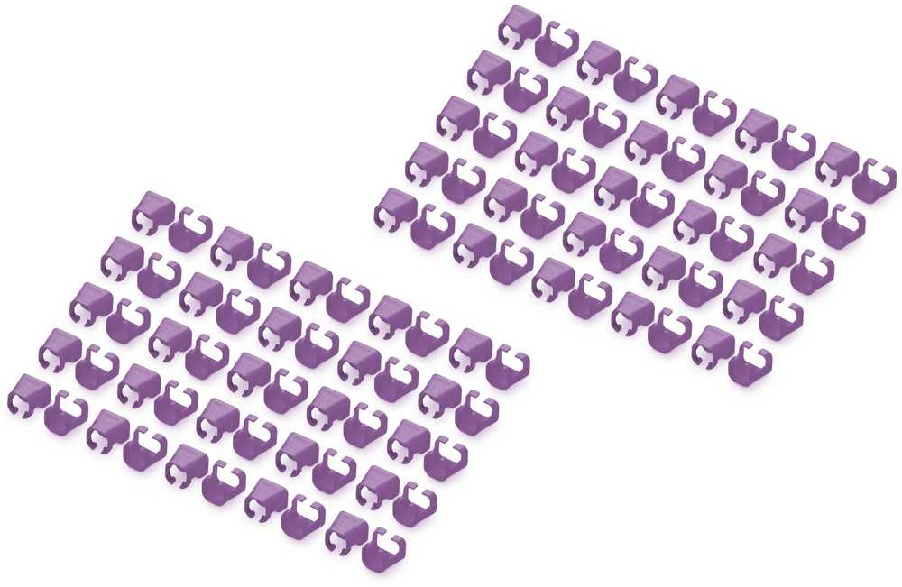 Digitus Skaitmenas | Spalvoti spaustukai Patch kabeliui | A-CC-VI | Violetinė