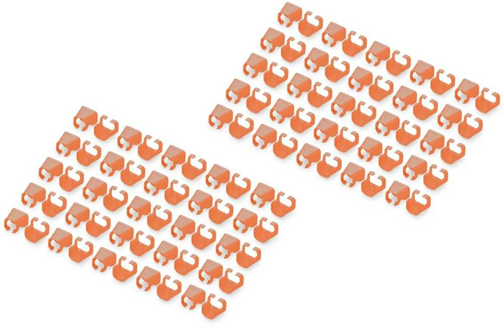 Digitus Skaitmenas | Spalvoti spaustukai Patch kabeliui | A-CC-O | Oranžinis