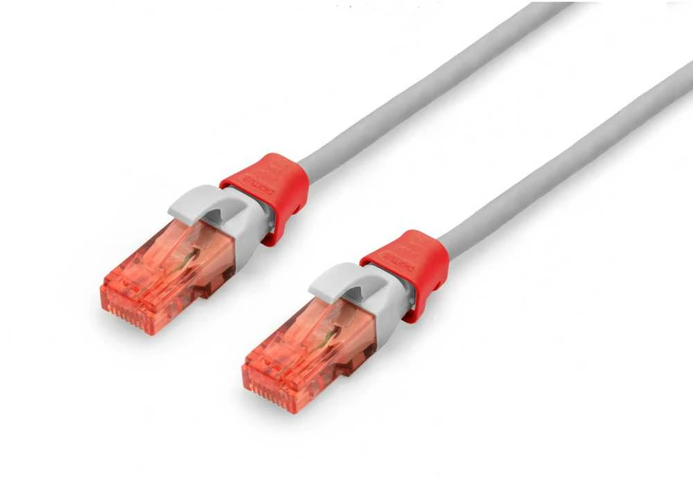 Digitus DIGITUS spalvoti spaustukai RJ45 jungiamiesiems kabeliams, 100 vnt., raudoni