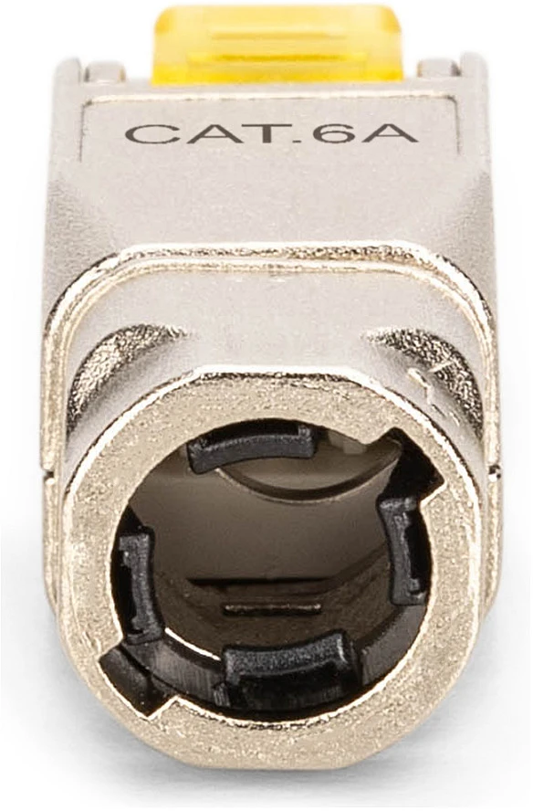Digitus DIGIT RJ45 modulinis kištukas cat.6A, PoE++, 10GbE, ekranuotas, metalinis, be įrankių, AWG 27-22, daugiagyslis/viengyslis