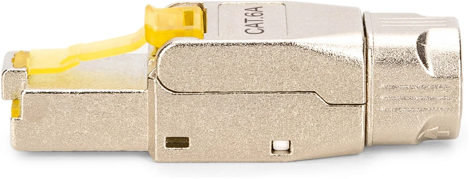 Digitus DIGIT RJ45 modulinis kištukas cat.6A, PoE++, 10GbE, ekranuotas, metalinis, be įrankių, AWG 27-22, daugiagyslis/viengyslis