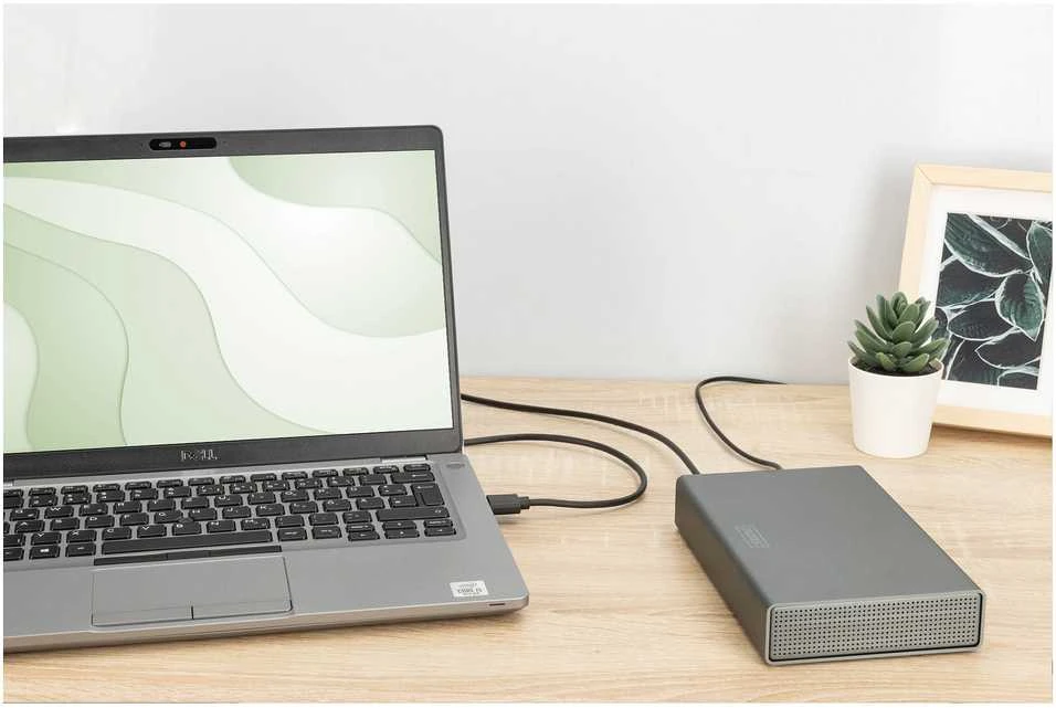 „Digitus“ USB 3.0 kietojo disko korpusas, 3,5 colio, SATA, 16 TB, aliuminis | DA-71106-1