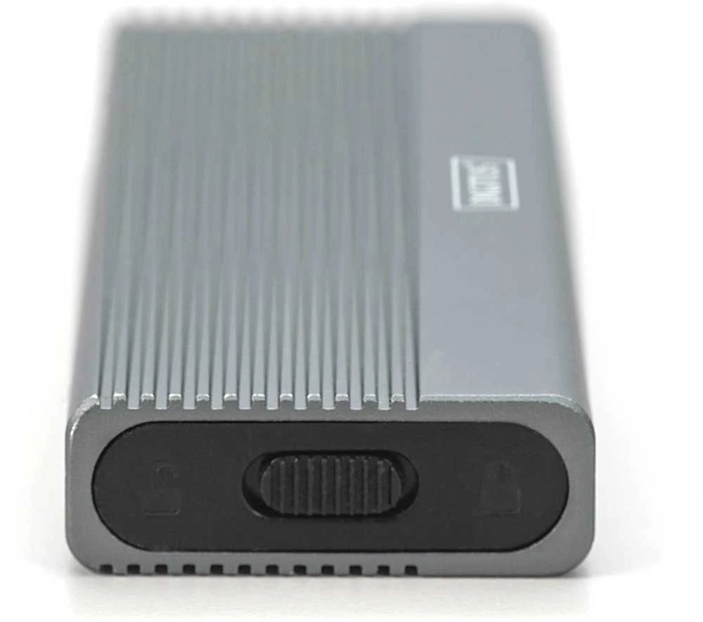 Digitus USB M.2 kietojo disko korpusas, SSD, išorinis, NVMe + SATA, 10Gbps (NVMe) 6 Gbps (SATA), USB3.1 Gen2 | DA-71156