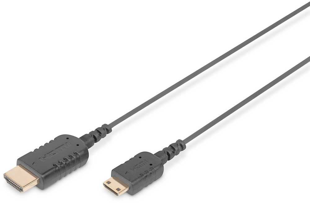 Digitus HDMI Mini - HDMI kabelis 2 m, juodas (DB-330121-020-S)