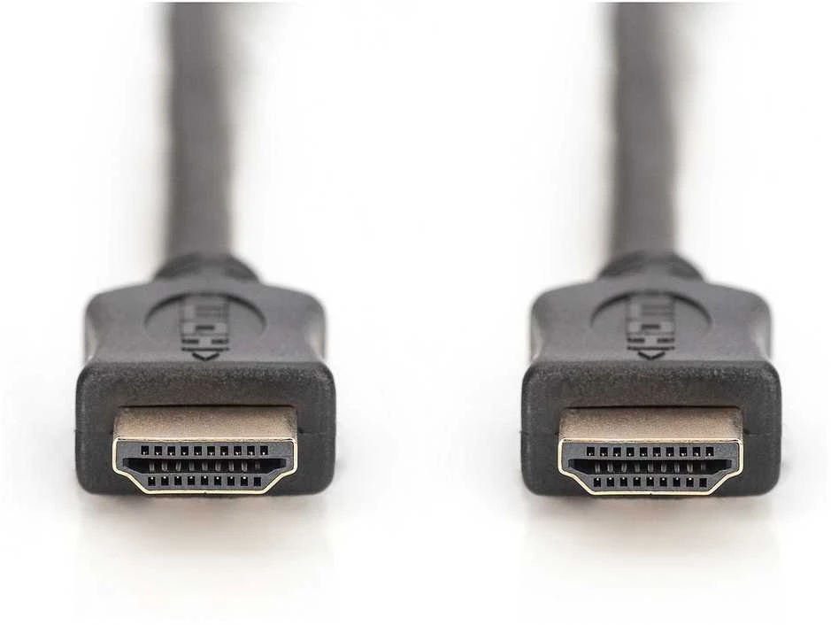 Assmann Electronic ASSMANN HDMI 2.0 kabelis 2xHDMI A tipo kištukas didelės spartos HDMI su eternetu 1 m masiniu 4K Ultra HD ir 3D ARC CEC