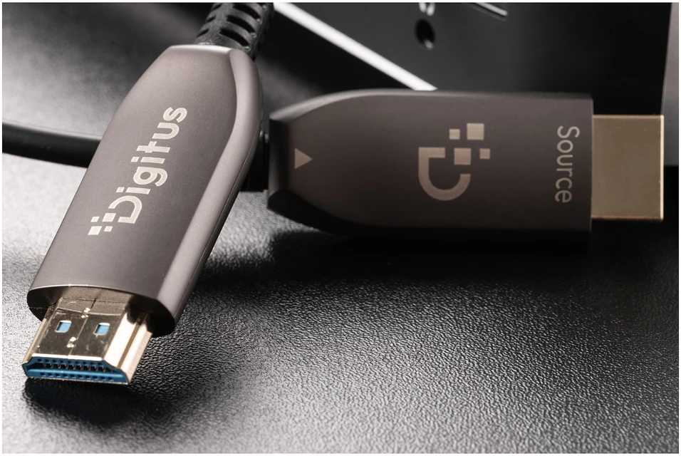 Digitus hibridinis šviesolaidinis HDMI kabelis AOC, UHD 8K, 100 m