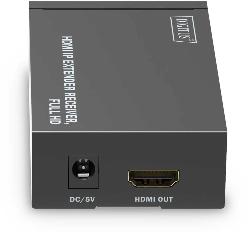 Digitus HDMI imtuvas su DC ir HDMI jungtimis